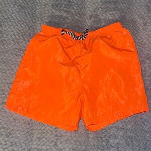 Bright Orange Swim Shorts